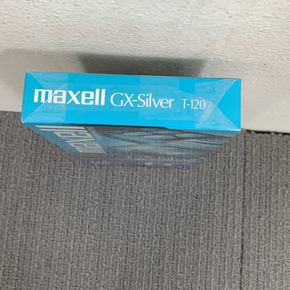 Maxell Videocassette VHS Tape GX-Silver High Quality T-120 6 Hour In EP Mode New - Picture 2 of 10